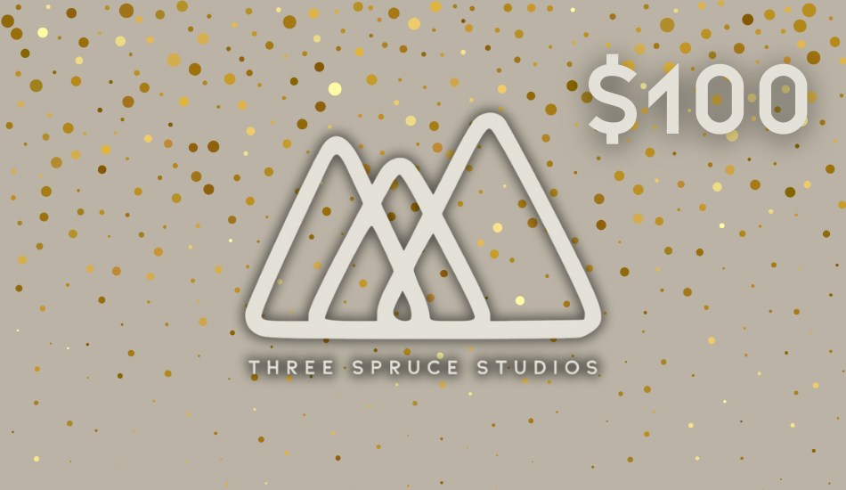 Gold Confetti Gift Card