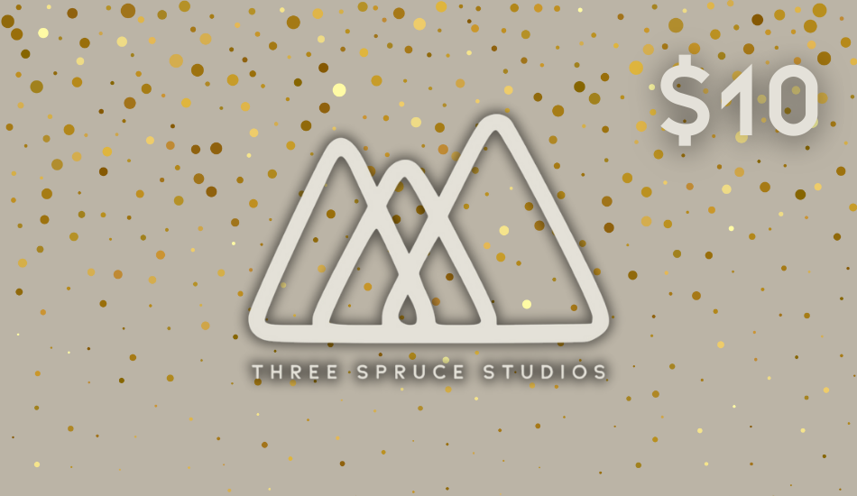 Gold Confetti Gift Card