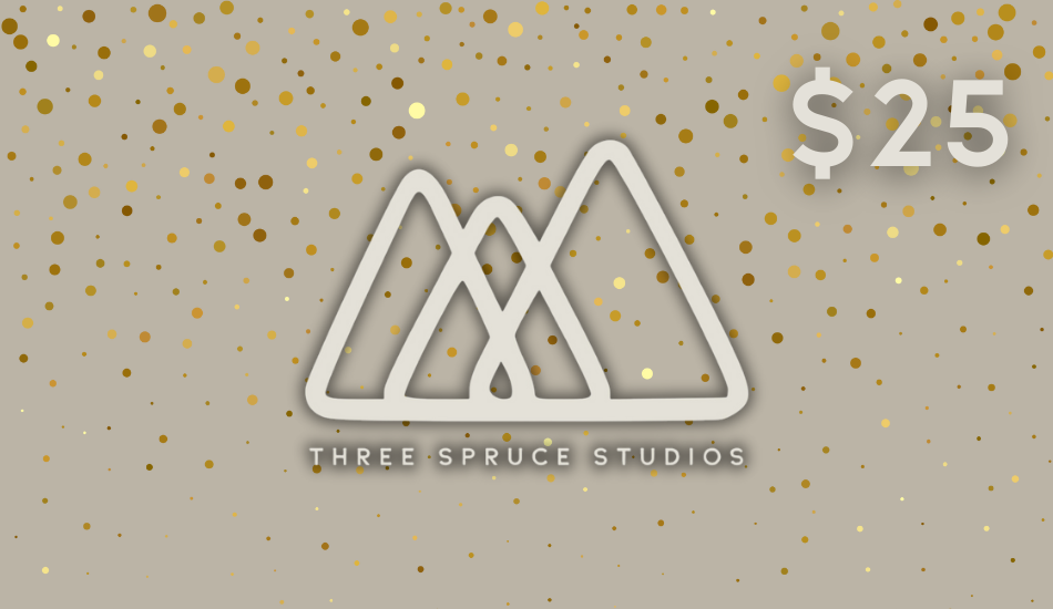 Gold Confetti Gift Card