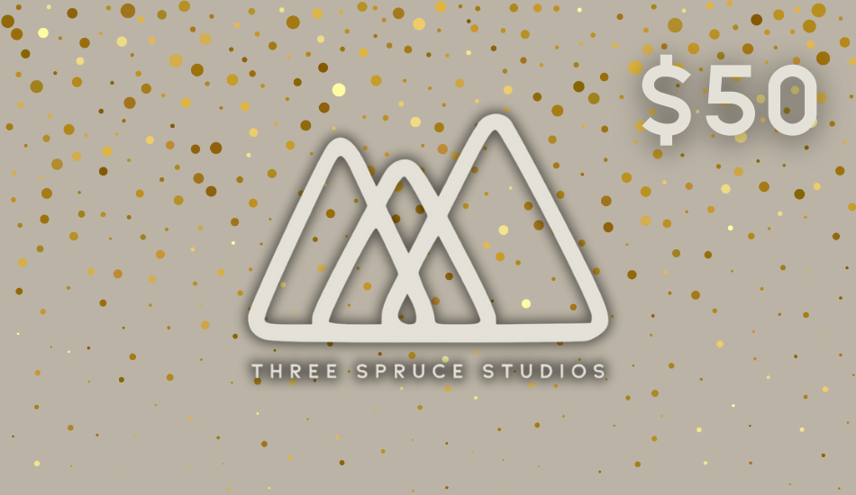 Gold Confetti Gift Card