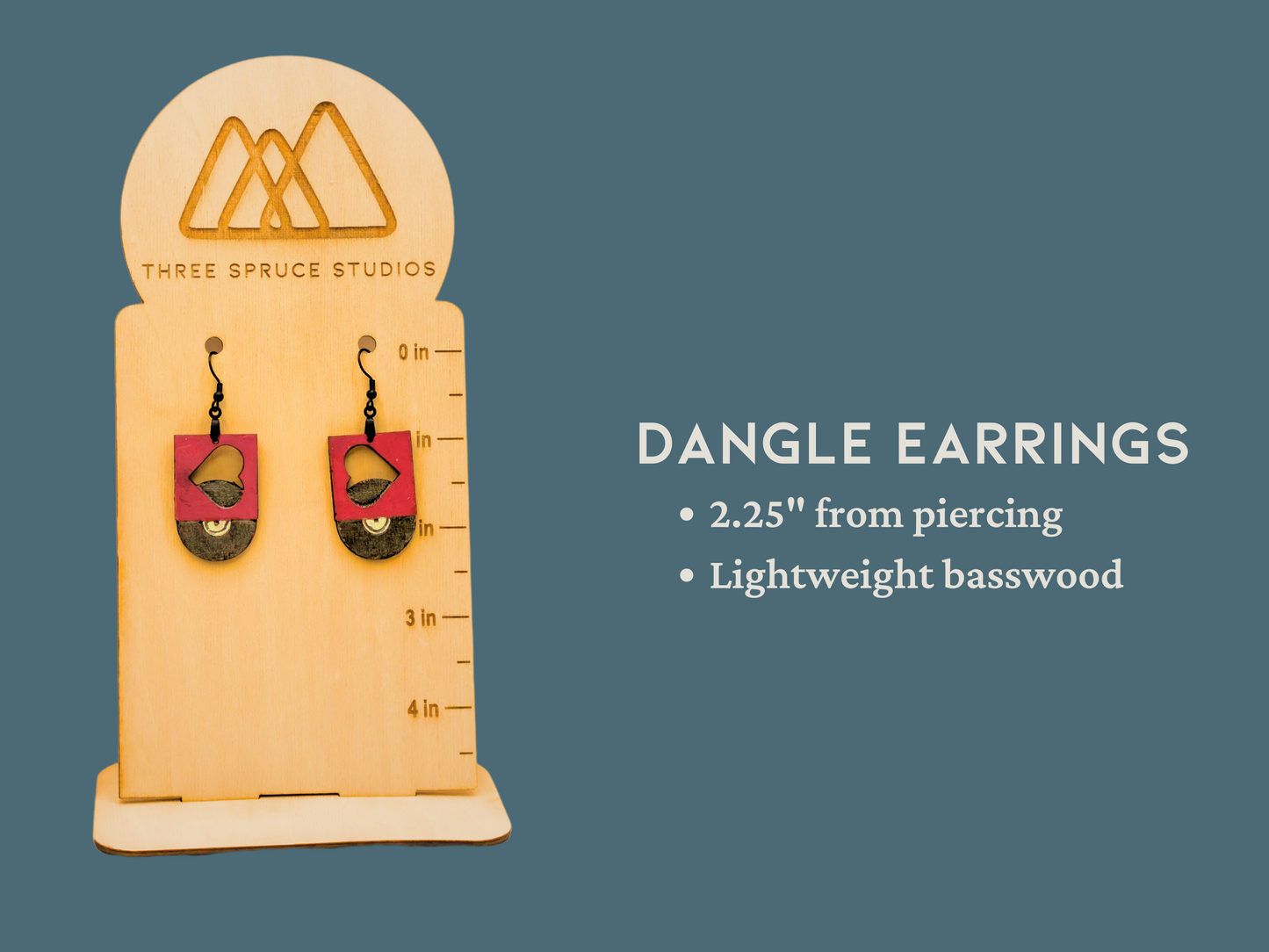 Vinyl Record Earrings