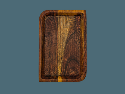 Limited: Small Palm Leaf Acacia Wood Appetizer / Multipurpose Tray